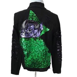 De-Kryptic NWOT Sesame Street Count Dracula Jean Jacket Men M